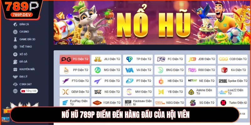 Nổ hũ 789P điểm đến hàng đầu của hội viên